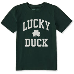 Kids Lucky Duck Arch Short Sleeve Crusher Tee