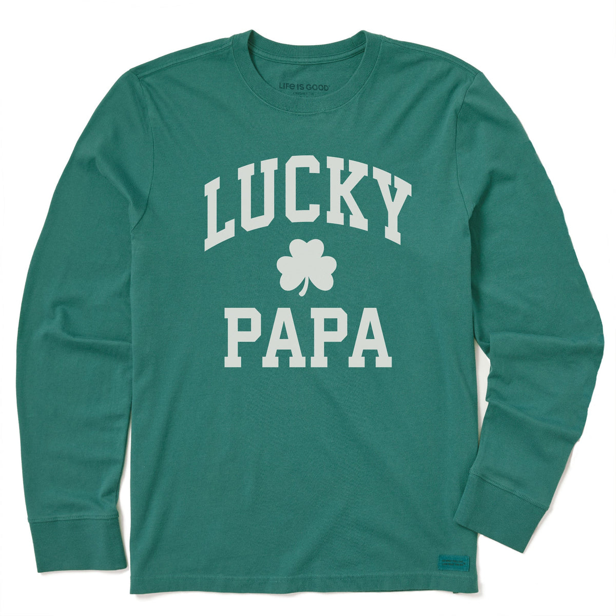 Men's Lucky Papa Arch Long Sleeve Crusher Tee