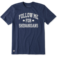Men's Follow Me for Shenanigans Arch Short Sleeve Crusher Tee