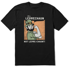 Men's It's Leprechaun not Lepre-Chaunt Short Sleeve Crusher Tee