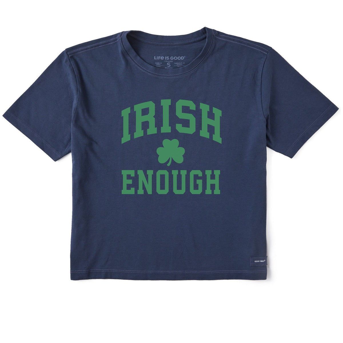 Women's Irish Enough Arch Short Sleeve Crusher Boxy Tee