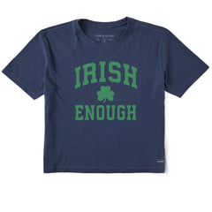 Women's Irish Enough Arch Short Sleeve Crusher Boxy Tee