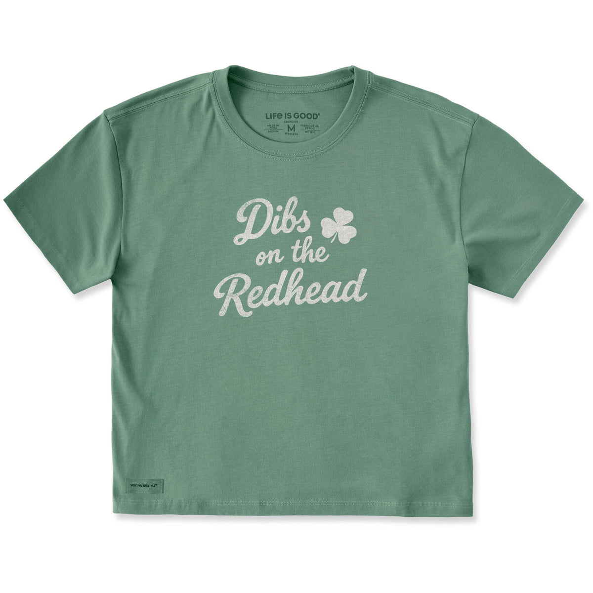 Women's Dibs on the Redhead Short Sleeve Crusher Boxy Tee