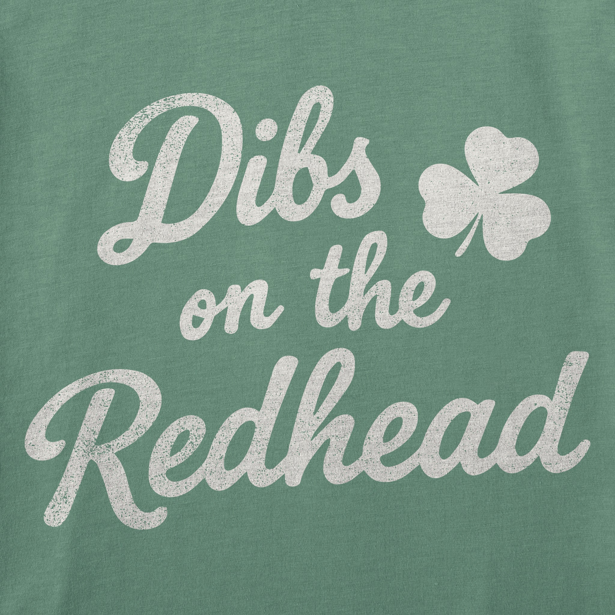 Women's Dibs on the Redhead Short Sleeve Crusher Boxy Tee