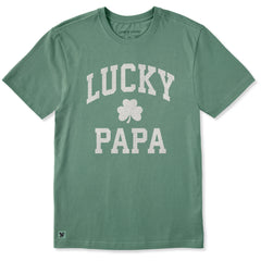 Men's Lucky Papa Arch Short Sleeve Crusher Tee