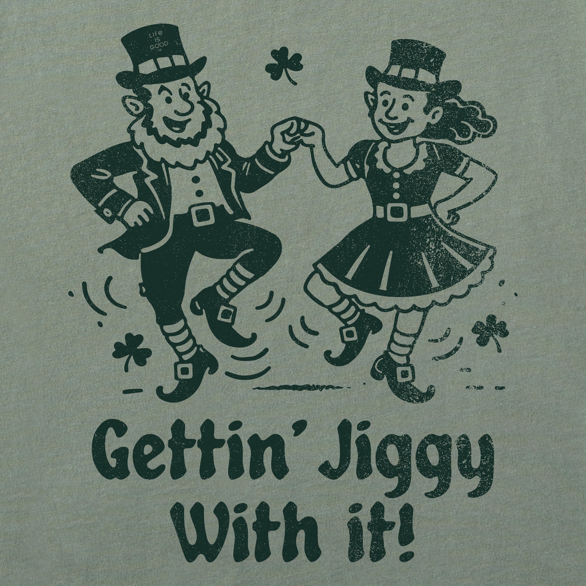 Men's Gettin Jiggy With It Short Sleeve Crusher Tee