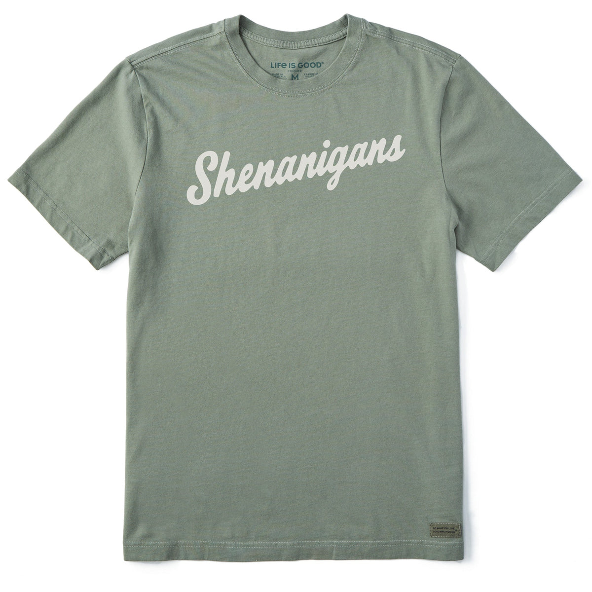 Men's Shenanigans Script Short Sleeve Crusher Tee