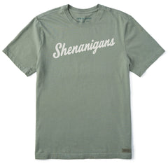Men's Shenanigans Script Short Sleeve Crusher Tee