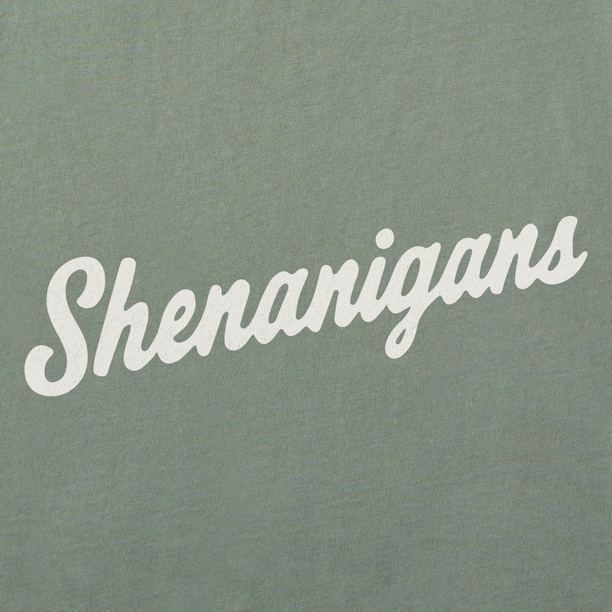 Men's Shenanigans Script Short Sleeve Crusher Tee