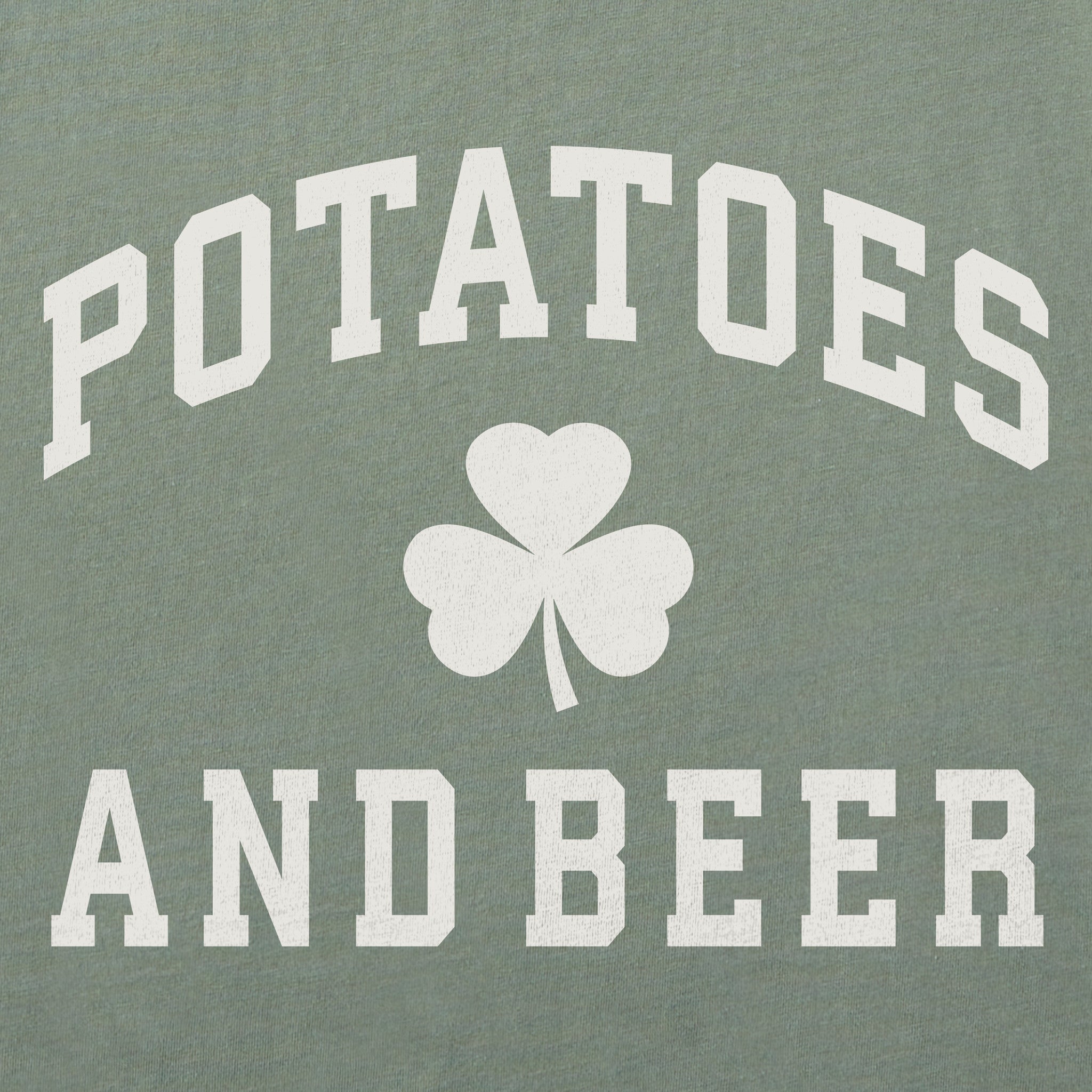 Men's Potatoes and Beer Arch Short Sleeve Crusher Tee