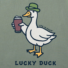 Men's Lucky Duck Stout Short Sleeve Crusher Tee