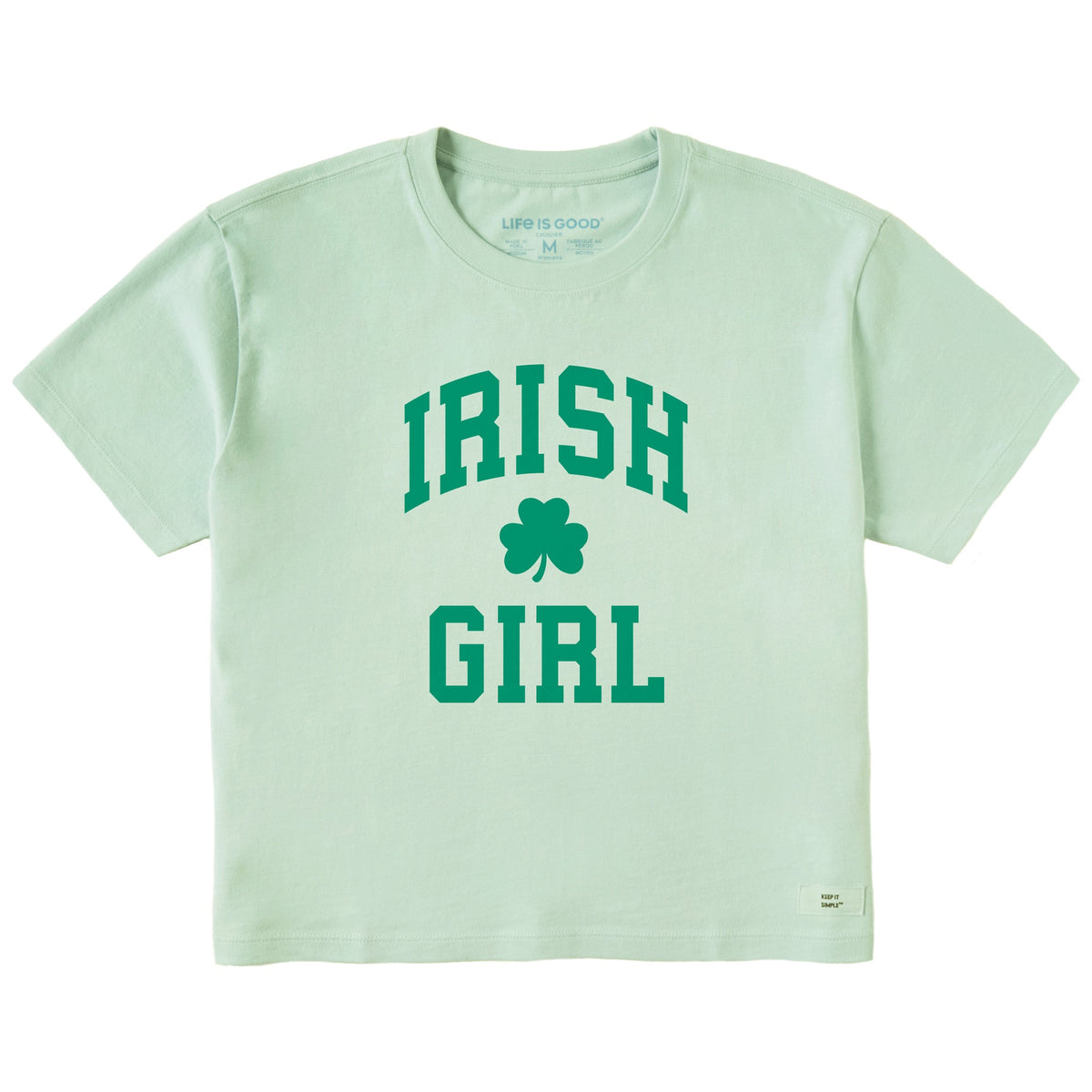 Women's Irish Girl Arch Short Sleeve Crusher Boxy Tee