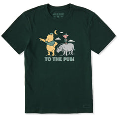 Men's To the Pub Winnie Short Sleeve Crusher Tee