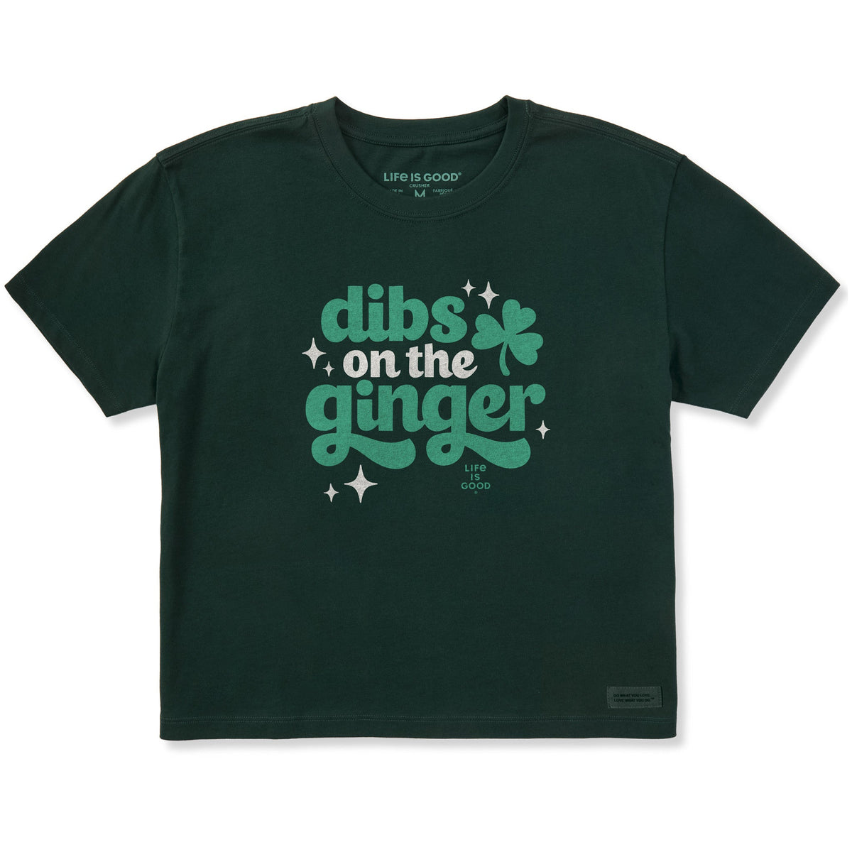 Women's Dibs on the Ginger Short Sleeve Crusher Boxy Tee