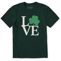 Men's Love Stack Shamrock Short Sleeve Crusher Tee