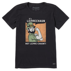 Women's It's Leprechaun not Lepre-Chaunt Short Sleeve Crusher Tee