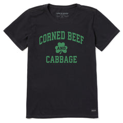 Women's Corned Beef and Cabbage Arch Short Sleeve Crusher Tee