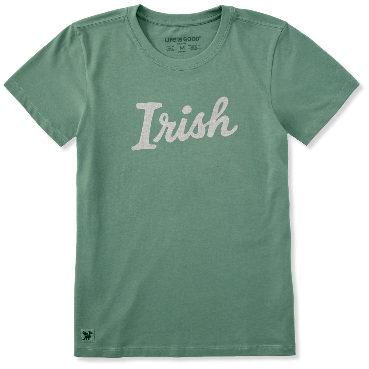 Women's Irish Script Short Sleeve Crusher Tee