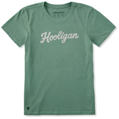 Women's Hooligan Script Short Sleeve Crusher Tee