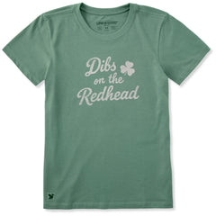 Women's Dibs on the Redhead Short Sleeve Crusher Tee