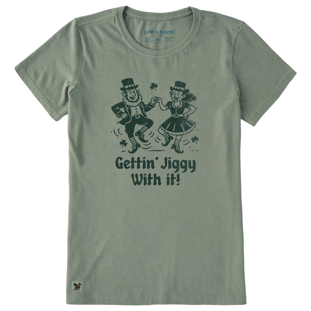 Women's Gettin Jiggy With It Short Sleeve Crusher Tee