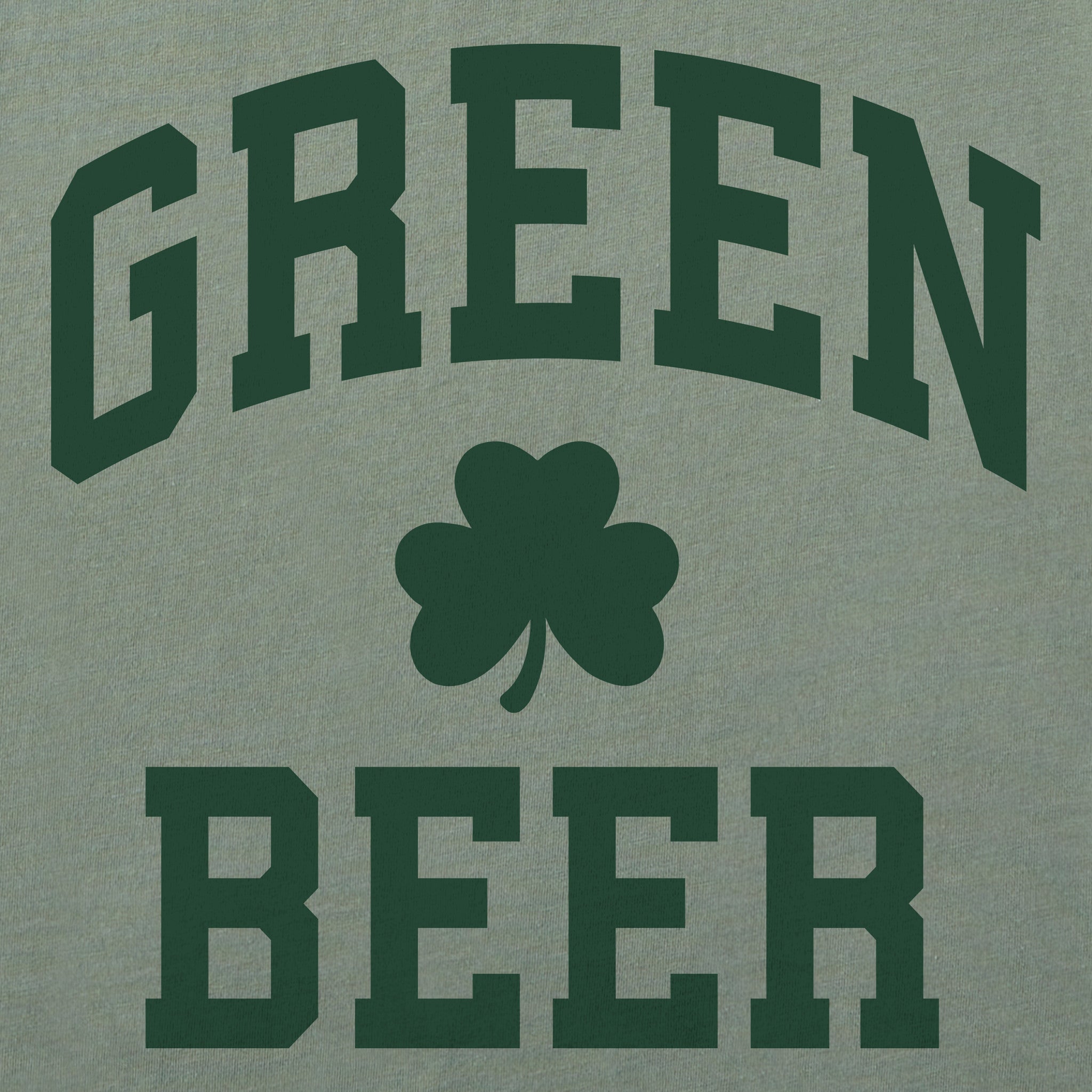Women's Green Beer Arch Short Sleeve Crusher Tee
