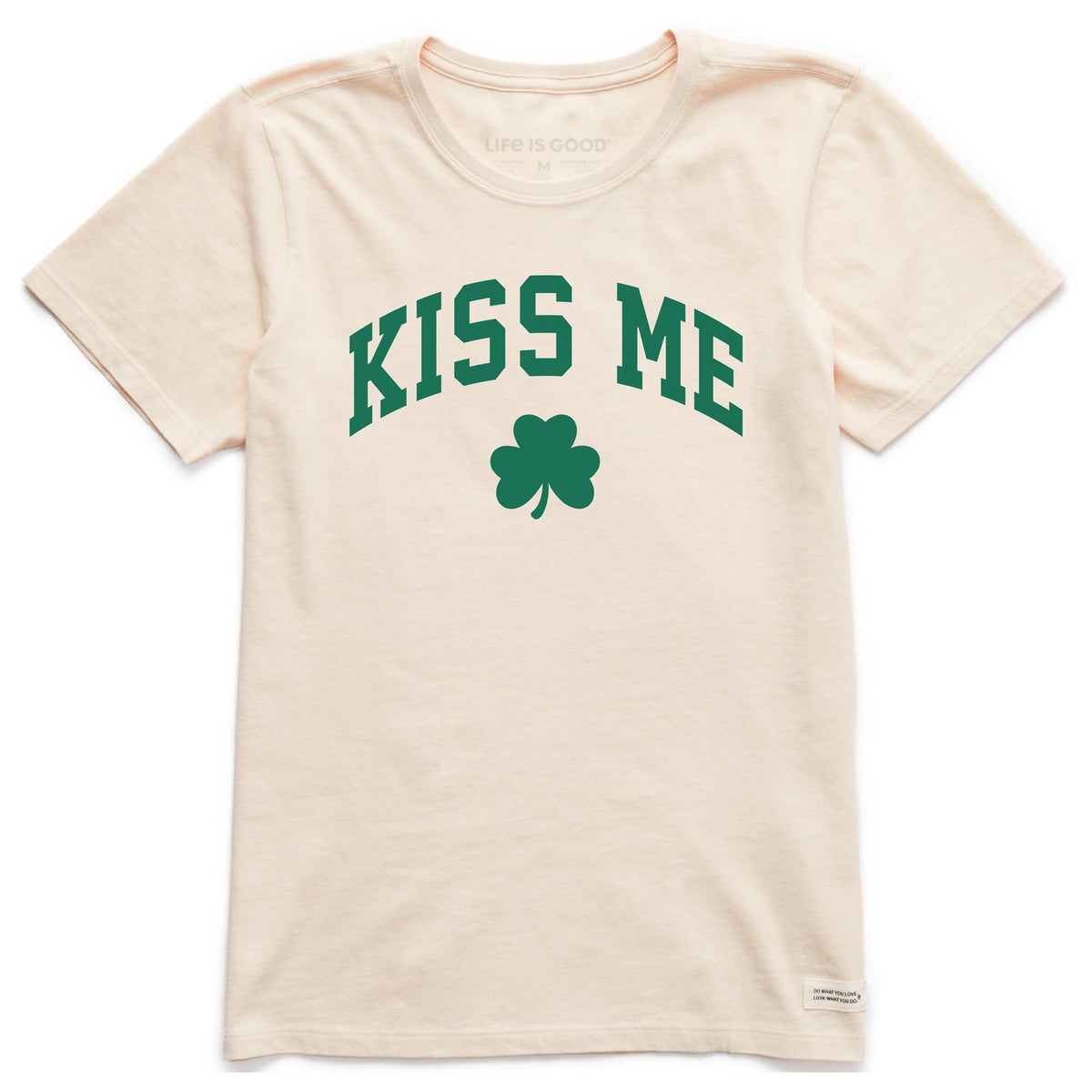 Women's Kiss Me Arch Short Sleeve Crusher Tee