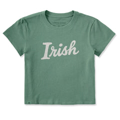 Women's Irish Script Crusher-LITE Shrunken Tee