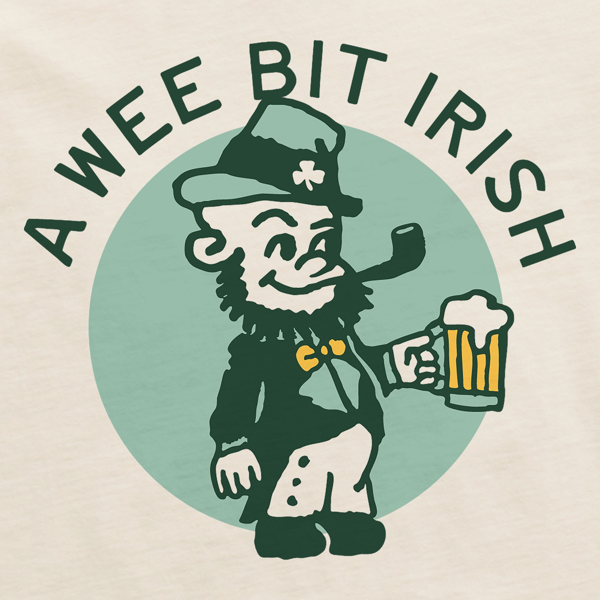 Women's A Wee Bit Irish Leprechaun Crusher-LITE Shrunken Tee