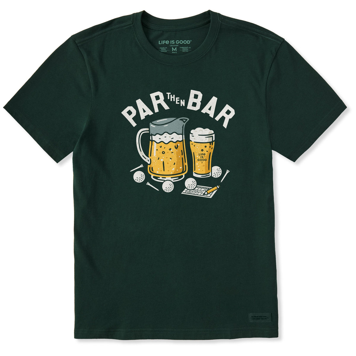 Men's Par then Bar Short Sleeve Crusher Tee