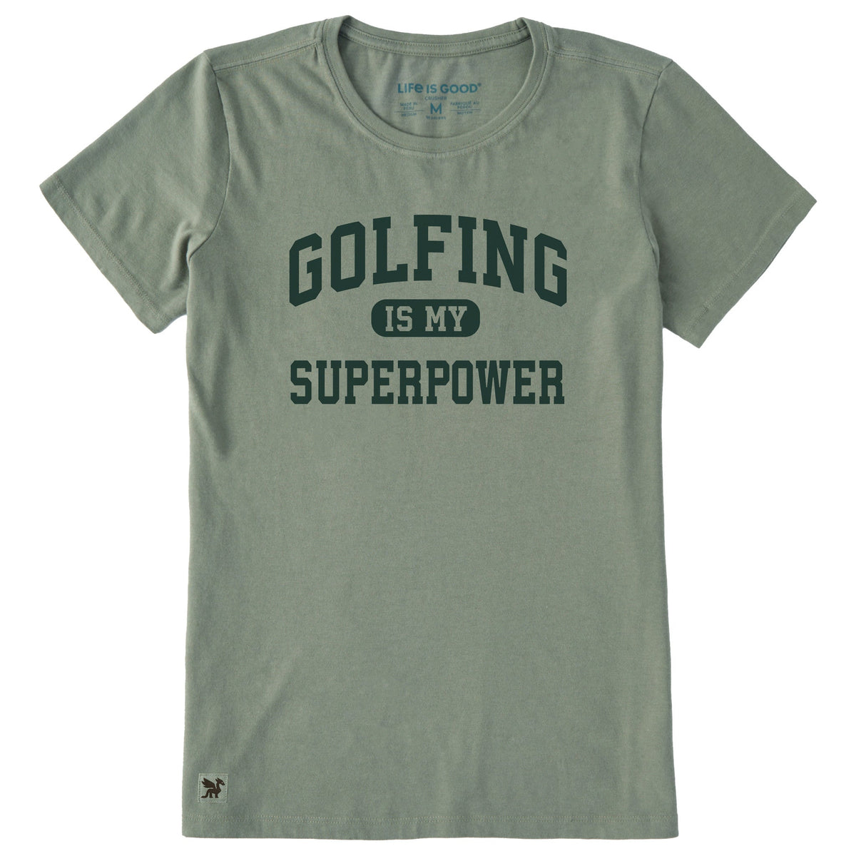 Women's Golfing is my Superpower Short Sleeve Crusher Tee