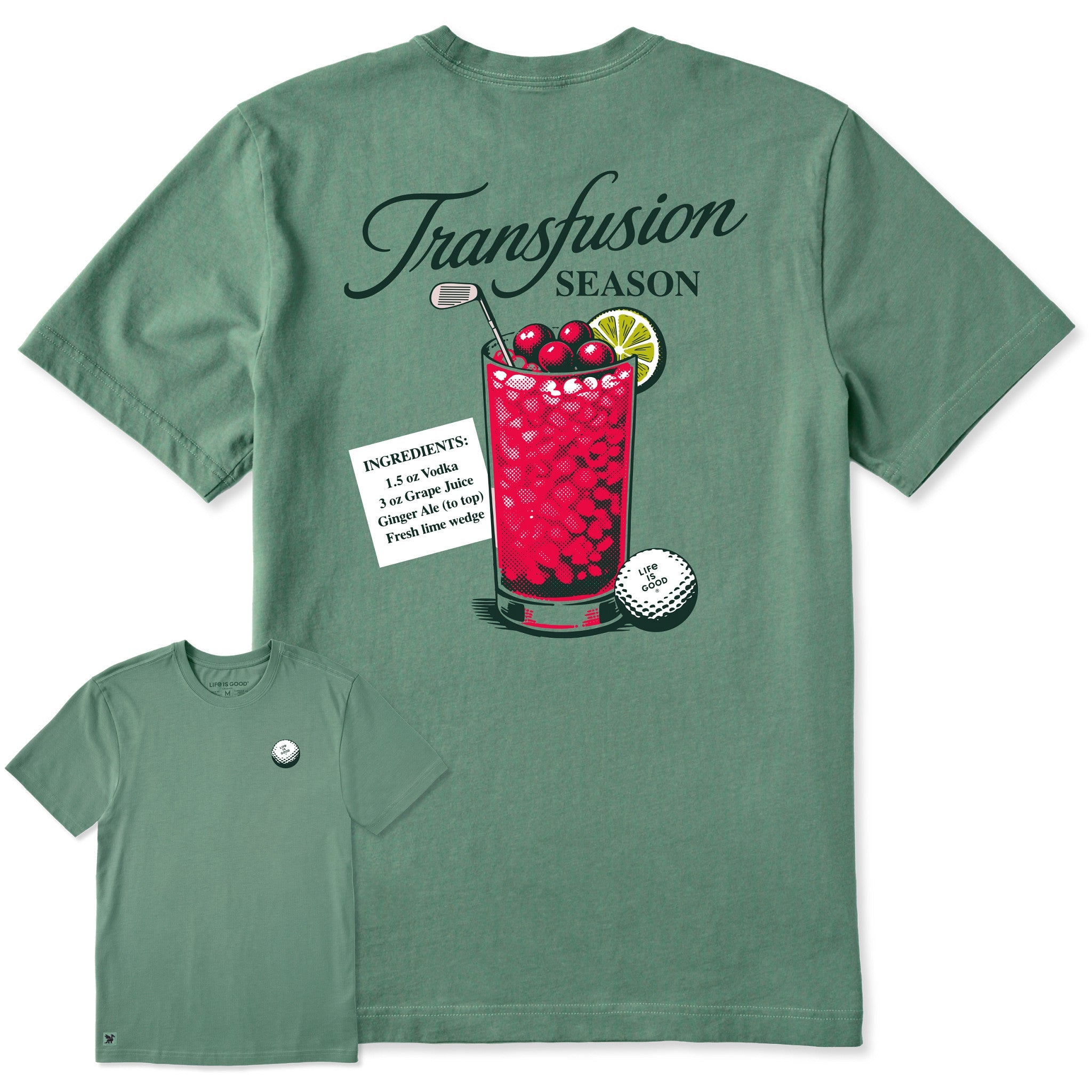 Men's Transfusion Season Short Sleeve Crusher Tee