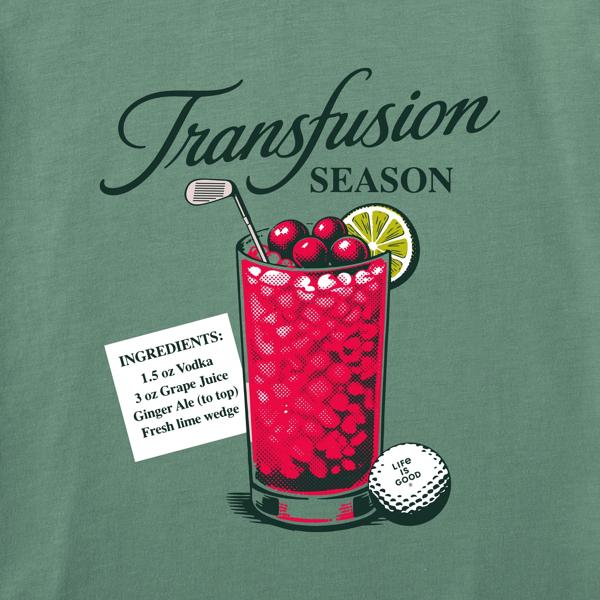 Men's Transfusion Season Short Sleeve Crusher Tee