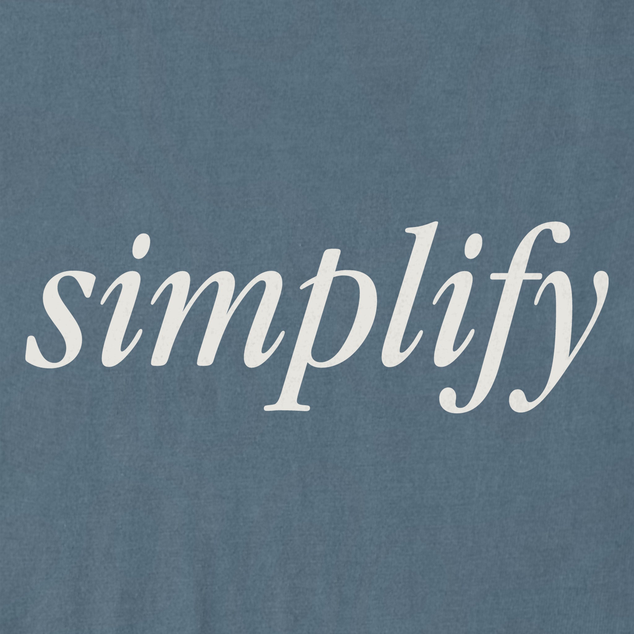 Men's Simplify Script Short Sleeve Crusher Tee