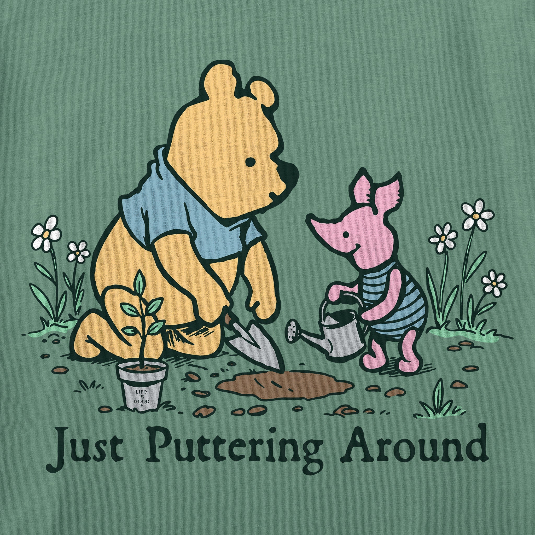 Women's Just Puttering Around Short Sleeve Crusher Boxy Tee
