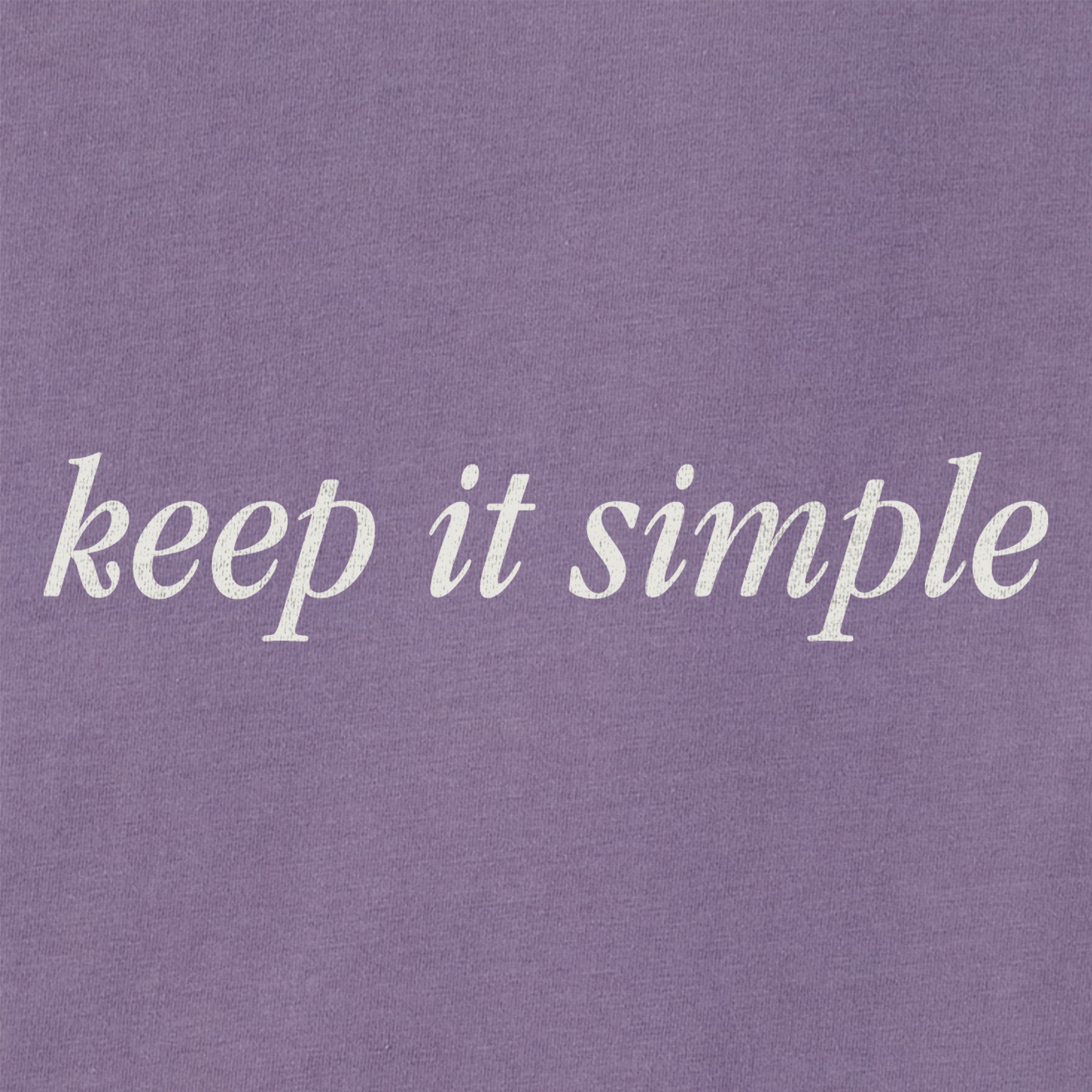 Women's Keep it Simple Script Short Sleeve Crusher Tee