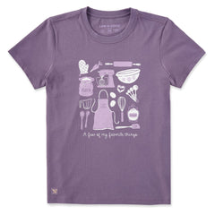 Women's A Few of My Favorite Things Baking Short Sleeve Crusher Tee