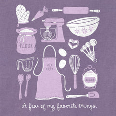 Women's A Few of My Favorite Things Baking Short Sleeve Crusher Tee