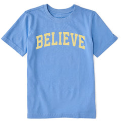 Kids Believe Arch Short Sleeve Crusher Tee