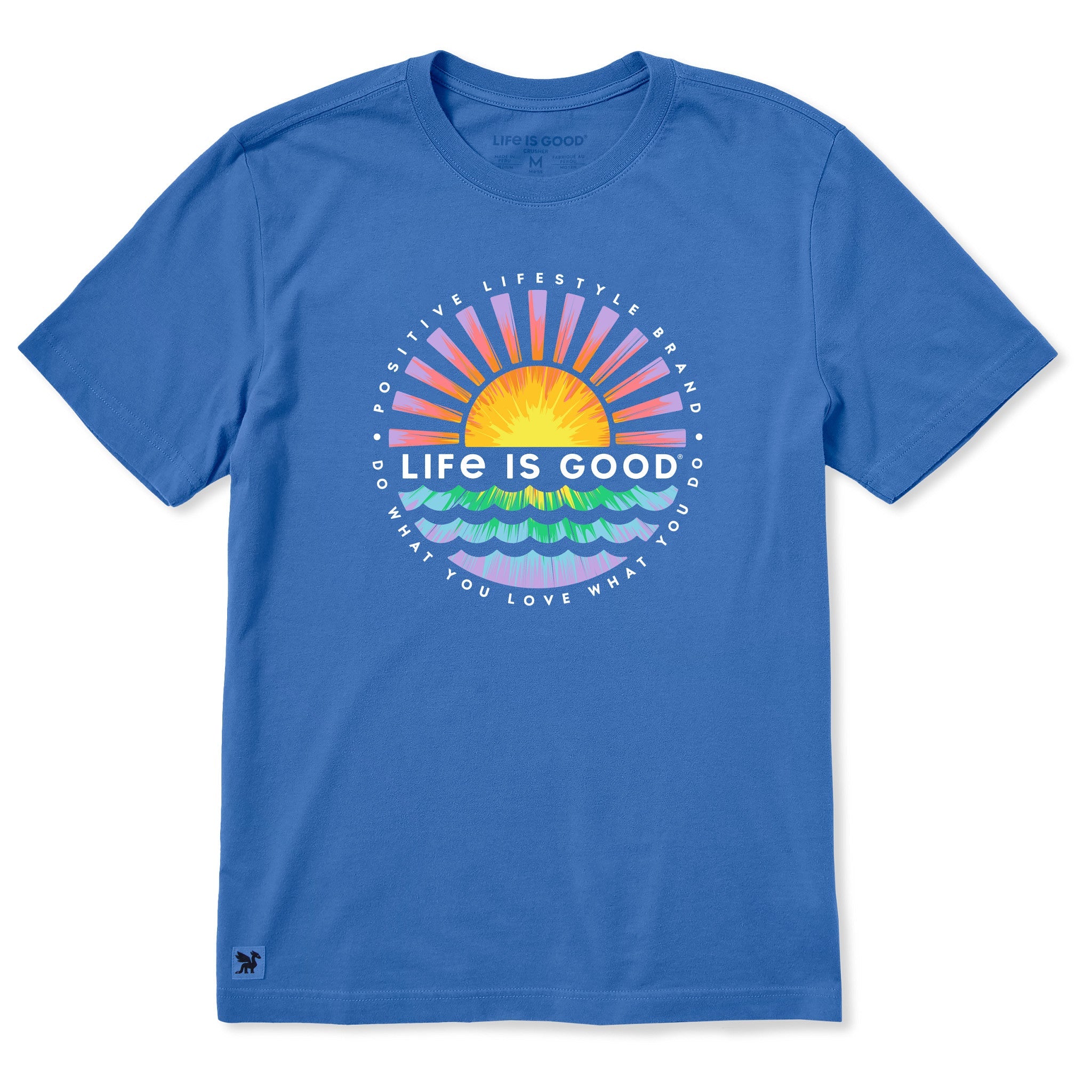 Men's Tie Dye Sunset Burst Short Sleeve Tee
