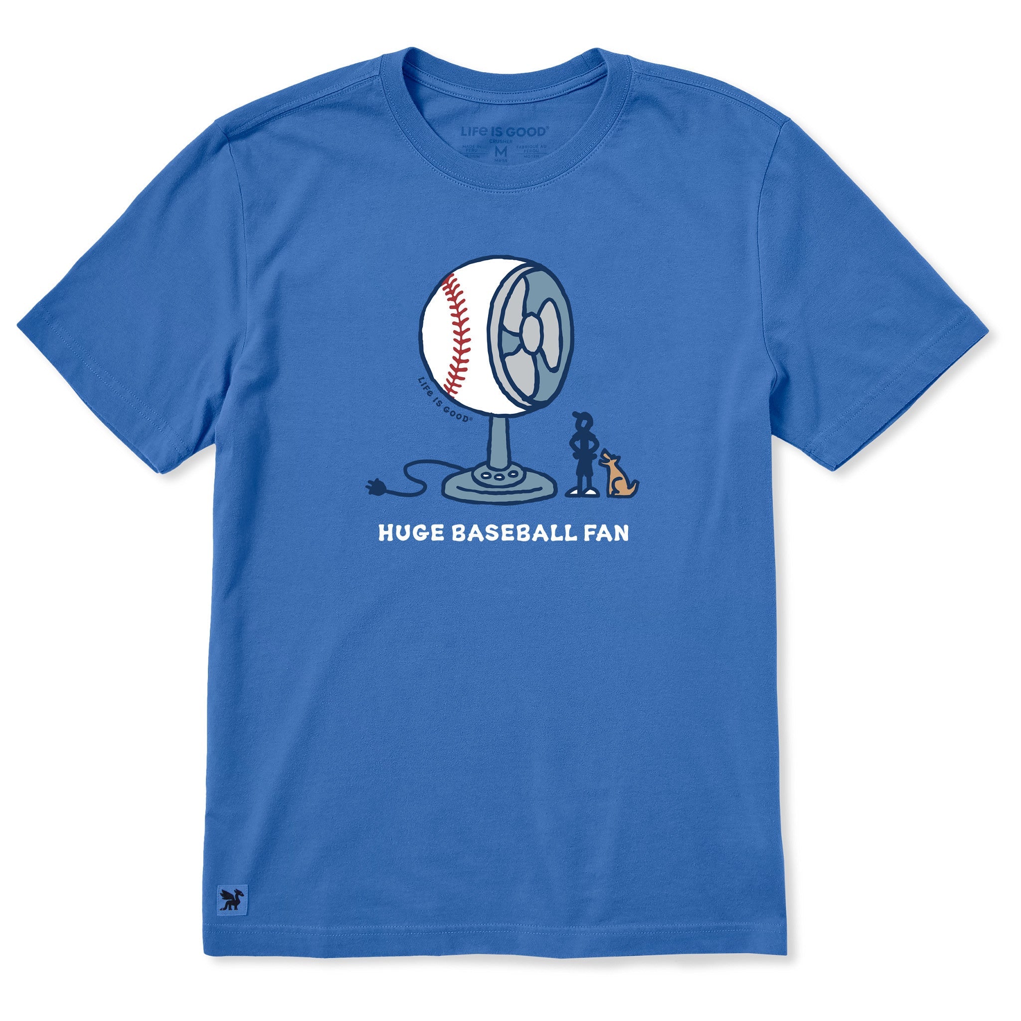 Men's Huge Baseball Fan Short Sleeve Tee