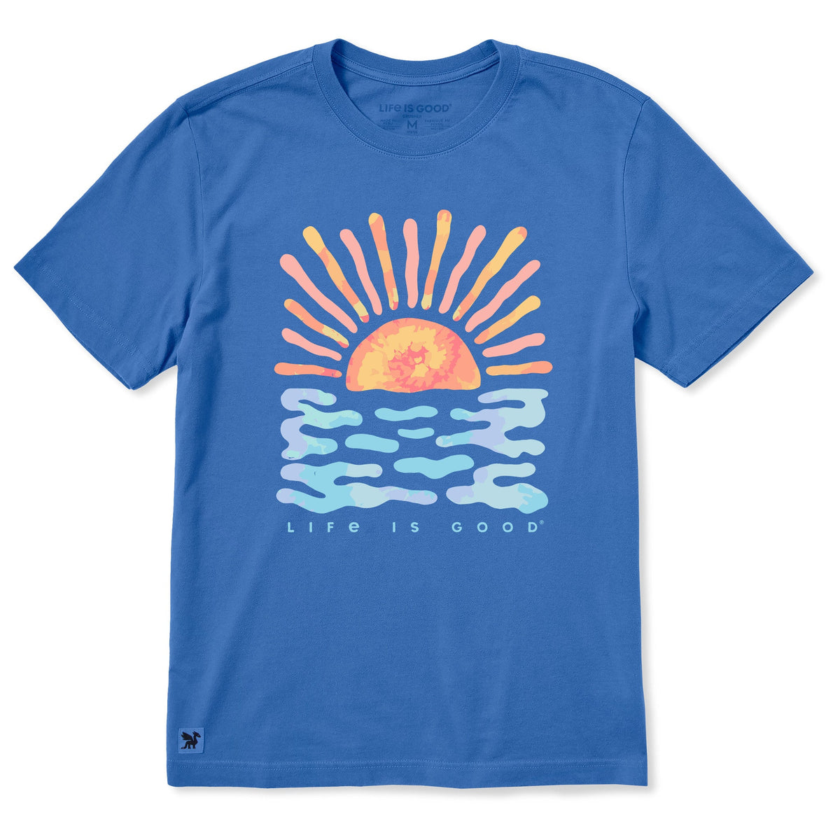 Men's Sun Water Tie Dye Short Sleeve Crusher Tee