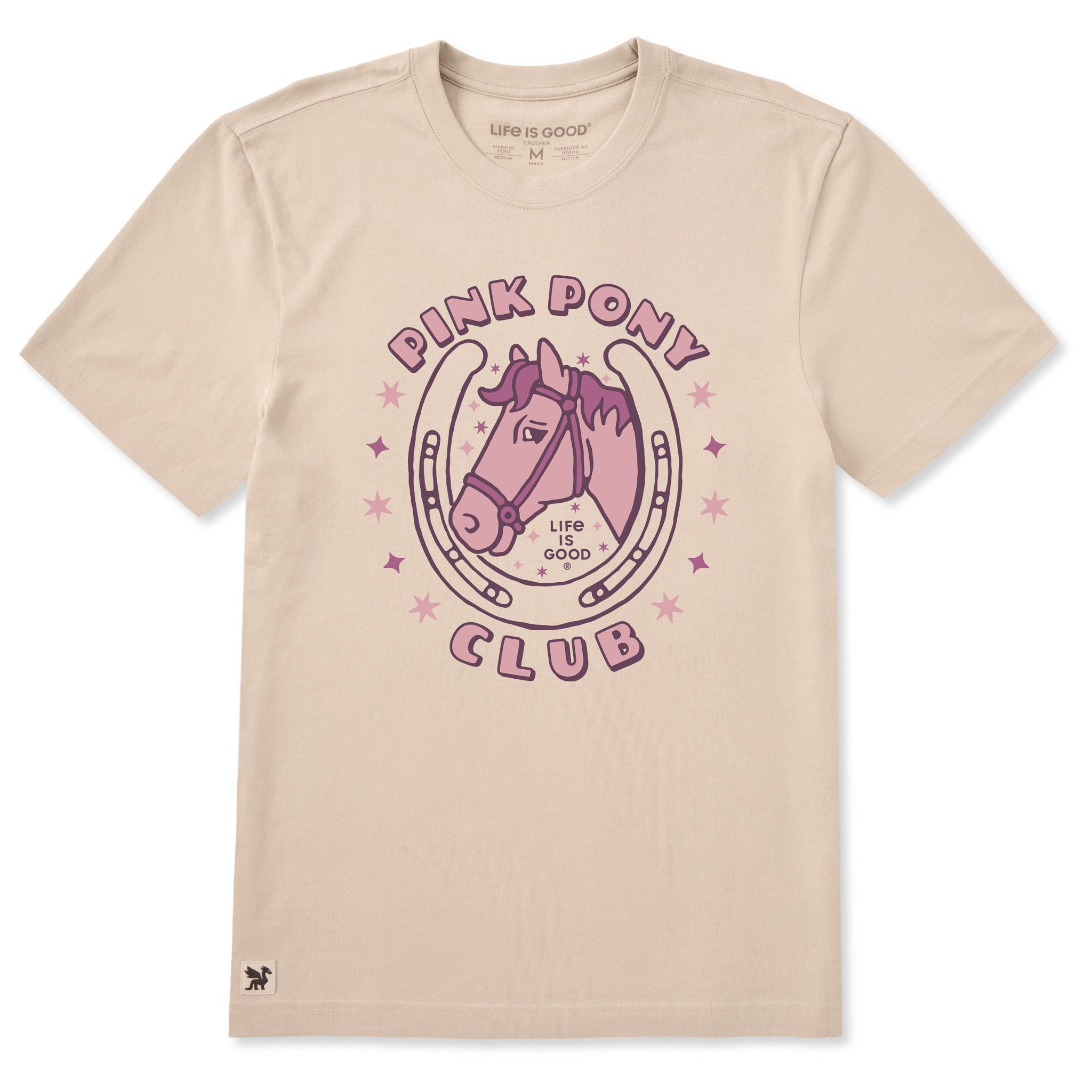 Men's Pink Pony Club Short Sleeve Crusher Tee