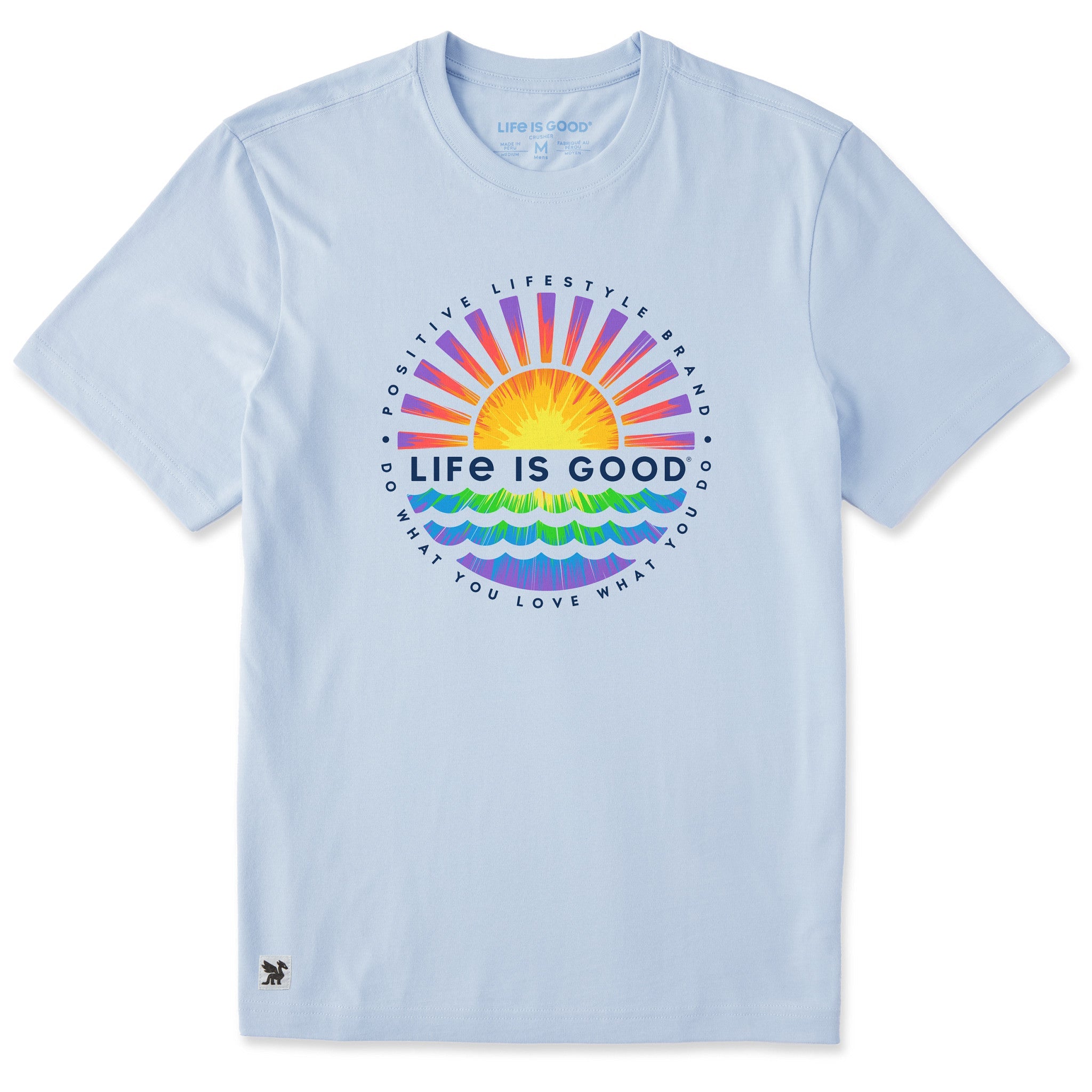 Men's Tie Dye Sunset Burst Short Sleeve Tee