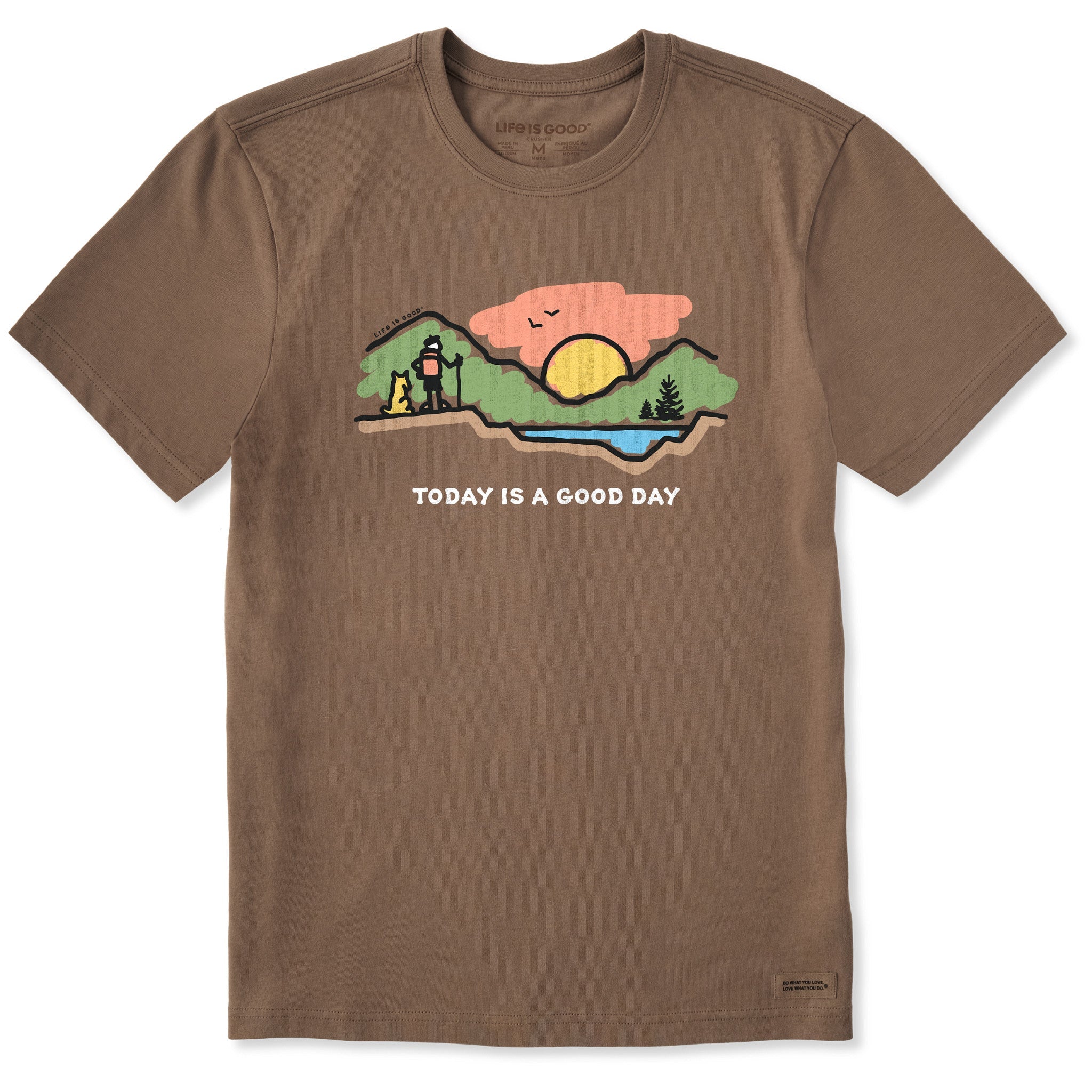 Men's Today is a Good Day Mountain Hike Short Sleeve Tee