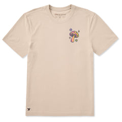 Men's Sparkle Mushroom Short Sleeve Crusher Tee