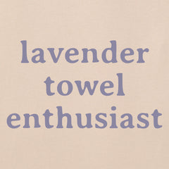 Men's Lavender Towel Enthusiast Short Sleeve Crusher Tee