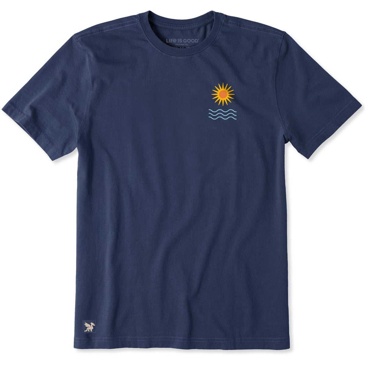 Men's Sun Over Waves Short Sleeve Crusher Tee