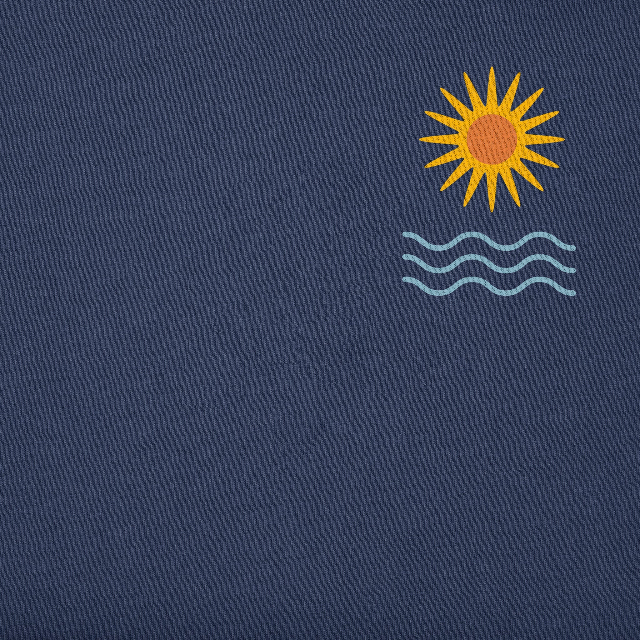Men's Sun Over Waves Short Sleeve Crusher Tee