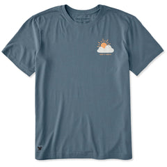 Men's Keep it Simple Sun Cloud Short Sleeve Crusher Tee